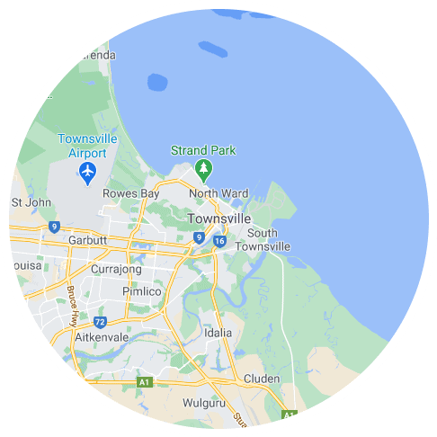 Map of Townsville, QLD